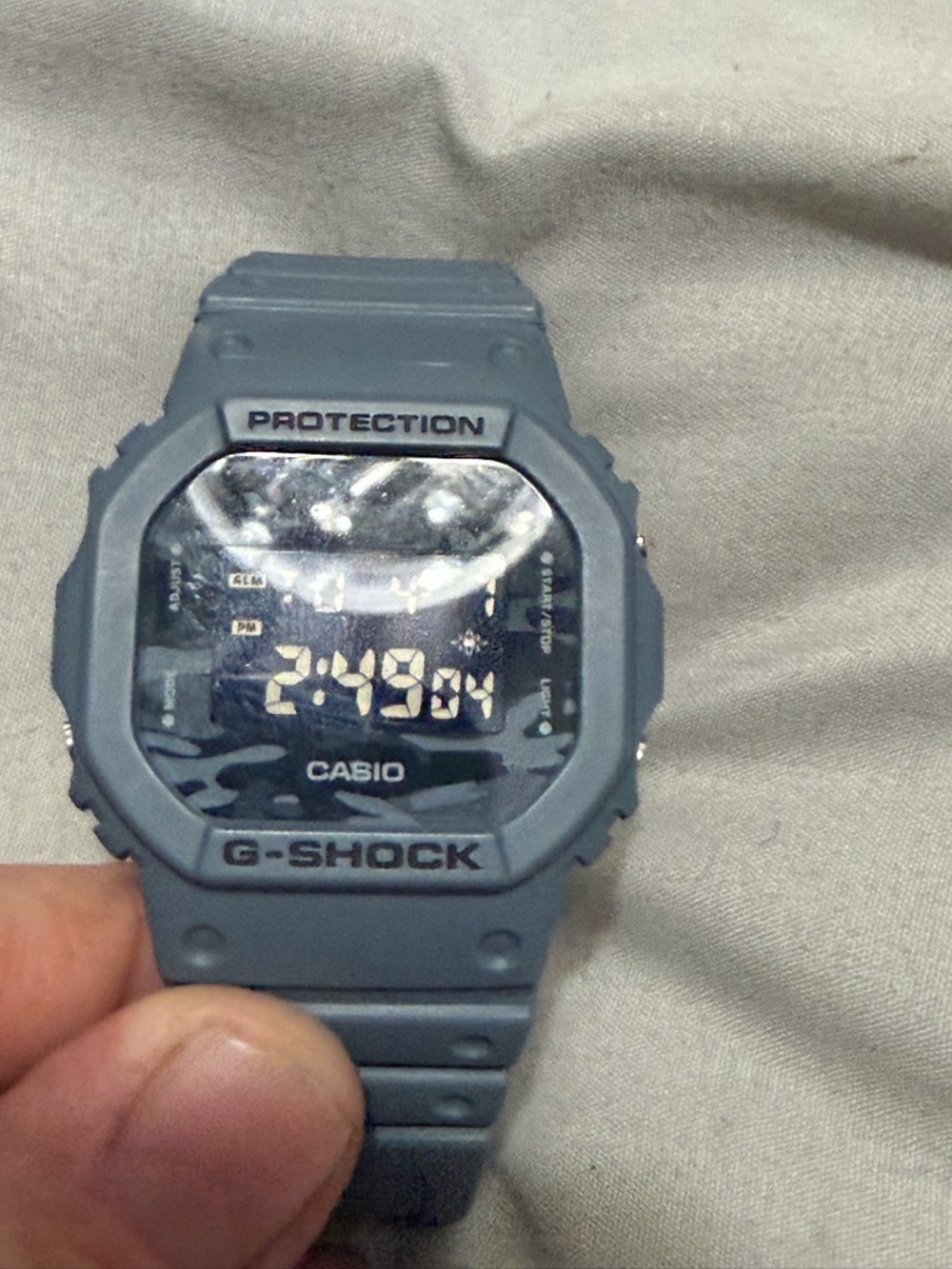 Casio G-Shock Digital Watch in Slate gray camo